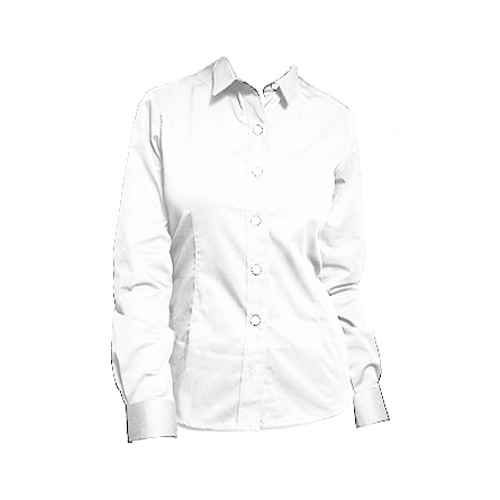 CAMISA PREZ MEETING DAMA MANGA LARGA - Vista 2